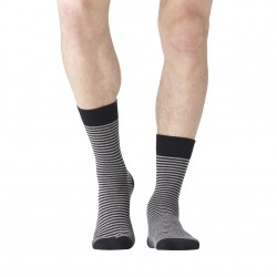 Lot de 6 chaussettes de ville Serge Blanco homme en coton