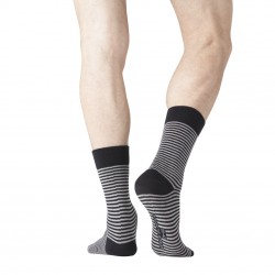 Lot de 6 chaussettes de ville Serge Blanco homme en coton