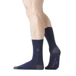 Lot de 3 chaussettes de ville homme en coton peigné doux