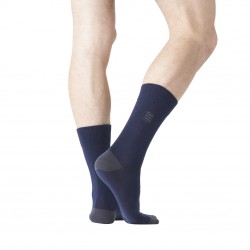 Lot de 3 chaussettes de ville homme en coton peigné doux