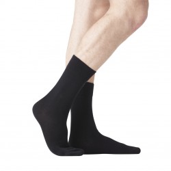 Lot de 3 chaussettes de ville homme en coton peigné doux