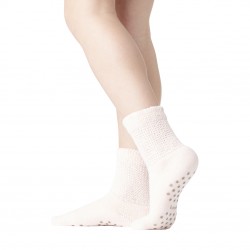 Lot de 2 Paires de Chaussettes femme bouclette antidérapante