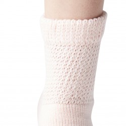 Lot de 2 Paires de Chaussettes femme bouclette antidérapante