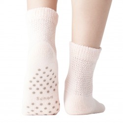 Lot de 2 Paires de Chaussettes femme bouclette antidérapante