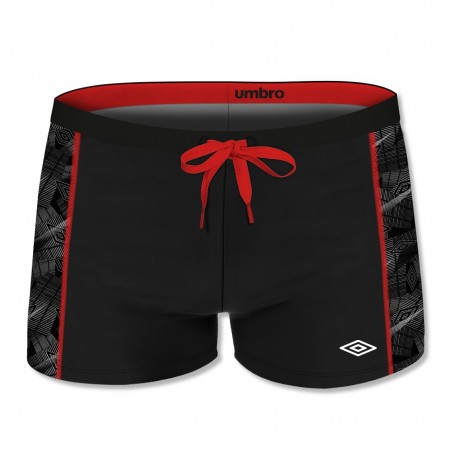 Boxer de bain homme avec surpiqûres couleurs