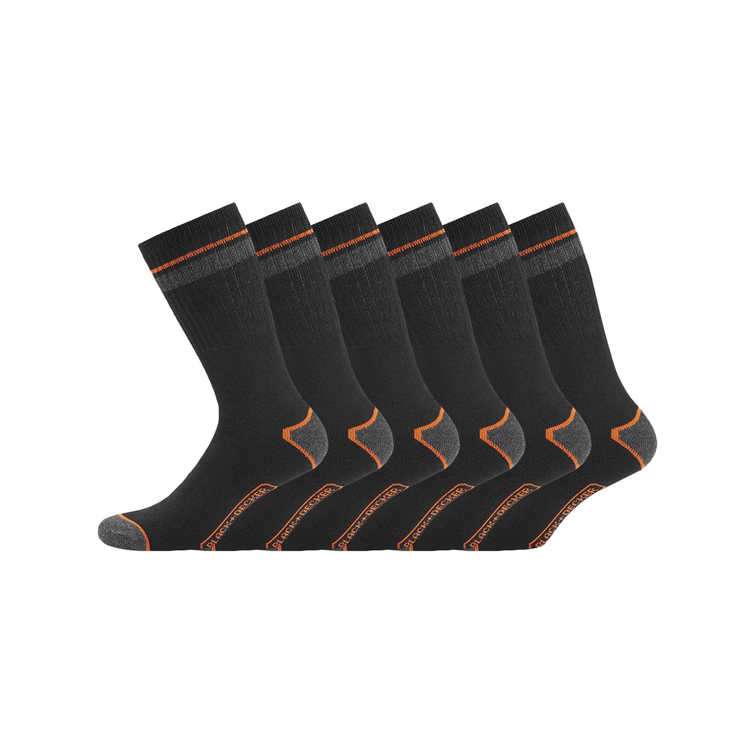 Lot de 6 Paires de Chaussettes hautes de travail DEK Lot de 6 Paires de Chaussettes hautes de travail DEK