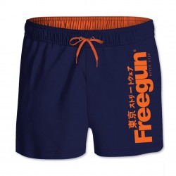 Boardshort Court Freegun garçon ceinture élastique Logo