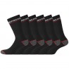 Lot de 6 Paires de Chaussettes longues de travail homme Red