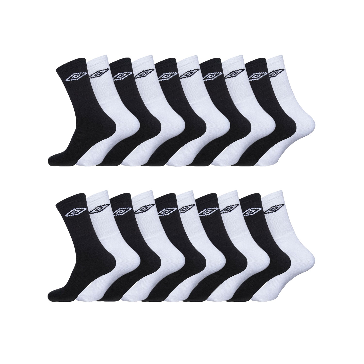 Lot de 20 Paires de Chaussettes Tennis homme