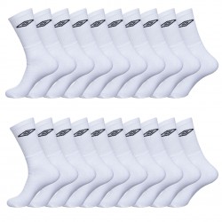 Lot de 20 Paires de Chaussettes Tennis homme