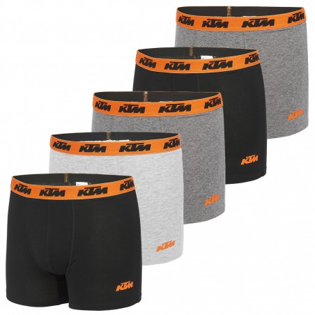 Lot de 5 Boxers coton homme KTM