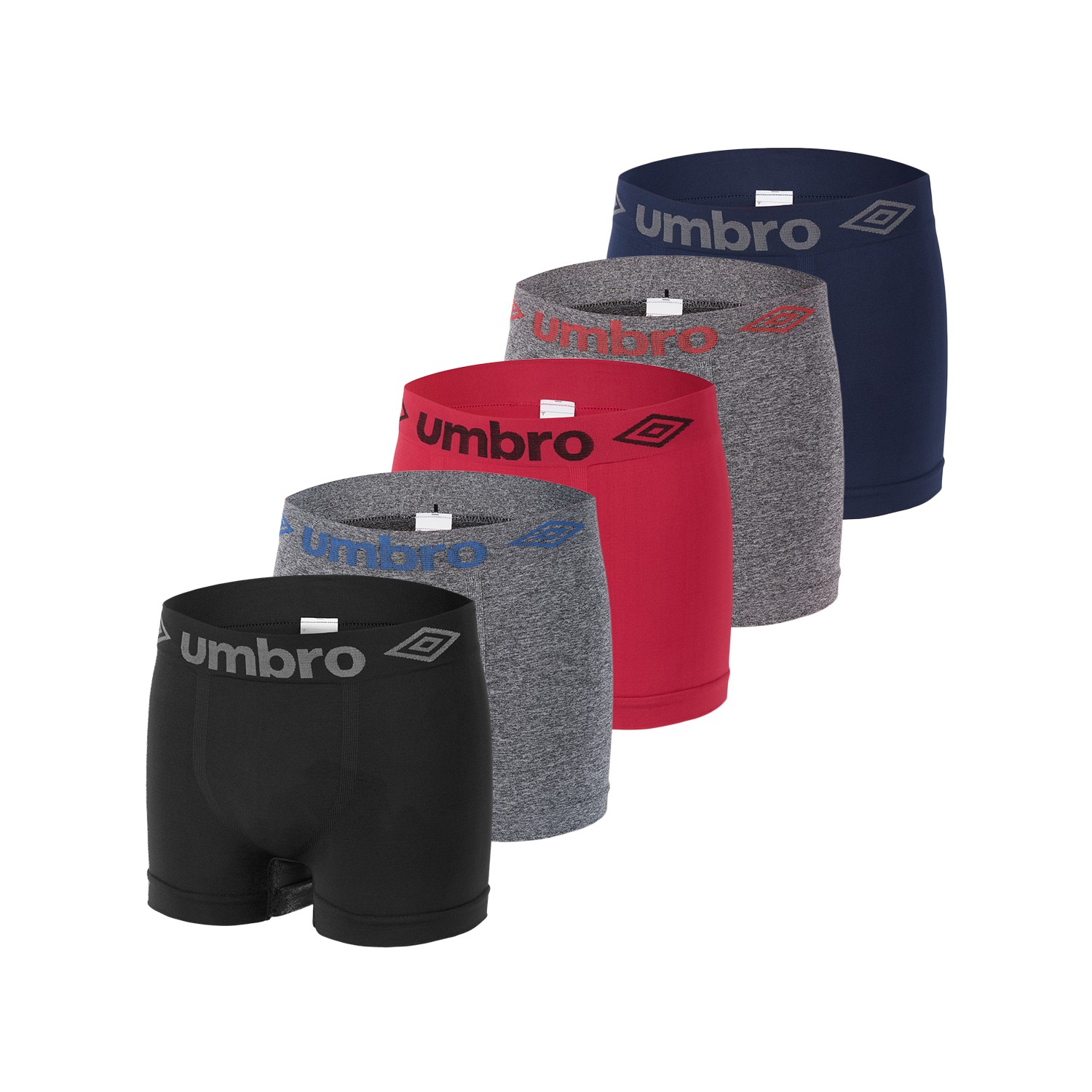 Lot de 5 Boxers homme sans couture