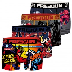 Lot de 4 Boxers garçon Geek...