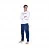 Ensemble pyjama long homme t-shirt col rond bicolore Ensemble pyjama long homme t-shirt col rond bicolore