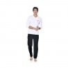 Ensemble pyjama long homme t-shirt col V bicolore Gan Ensemble pyjama long homme t-shirt col V bicolore Gan