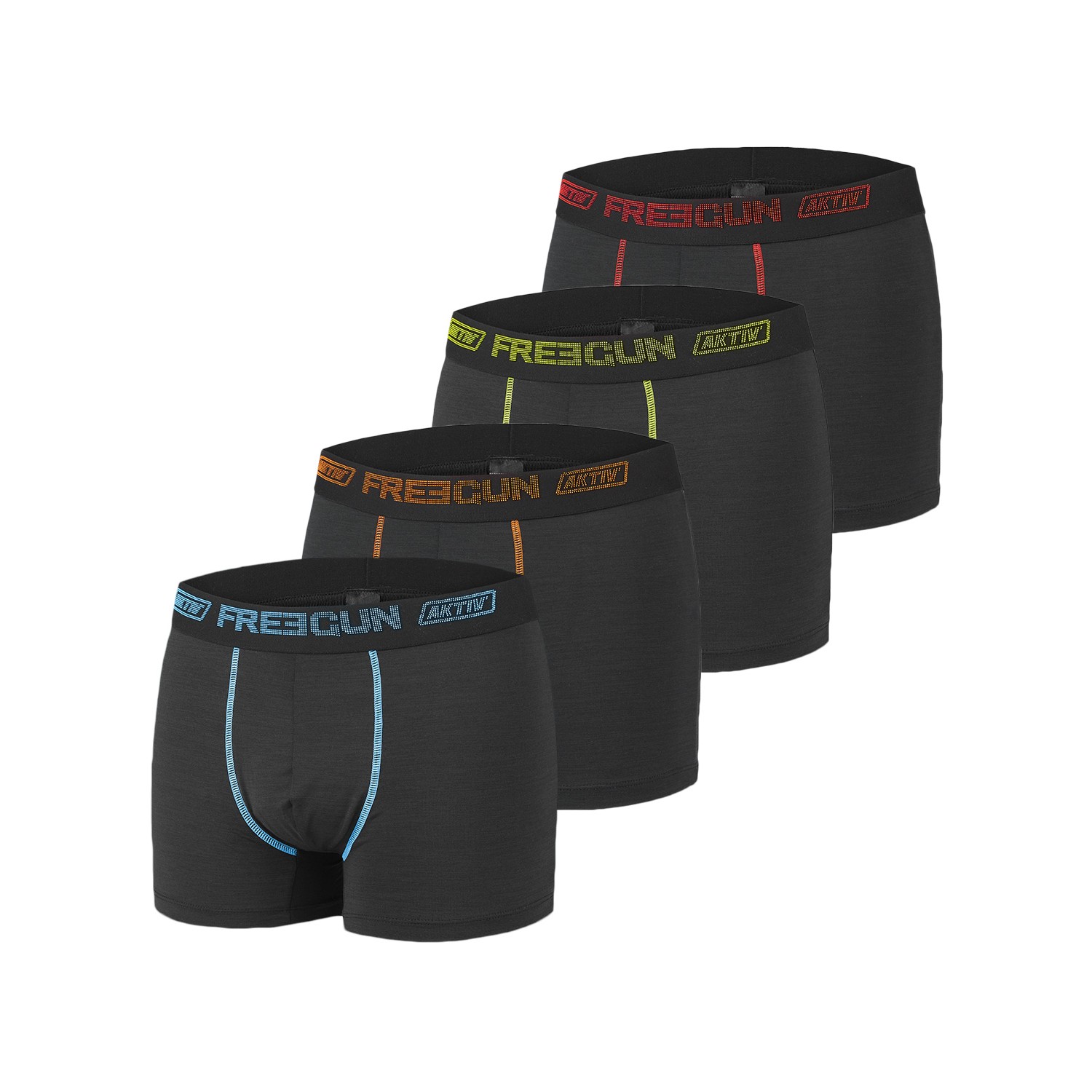 Lot de 4 Boxers homme Aktiv Ultra 3D