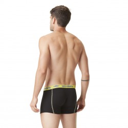 Boxer coton homme avec surpiqûres colorées