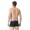 Lot de 4 Boxers coton homme uni ceinture colorées