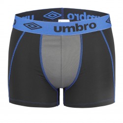 Lot de 2 Boxers garçon uni avec mesh devant et surpiqûres colorées