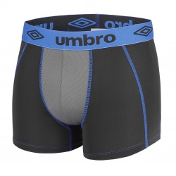 Lot de 2 Boxers garçon uni avec mesh devant et surpiqûres colorées