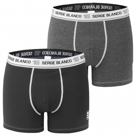 Lot de 2 Boxers coton homme avec surpiqûres Class