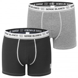 Lot de 2 Boxers coton homme avec surpiqûres Class