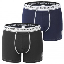 Lot de 2 Boxers coton homme avec surpiqûres Class