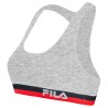 Lot de 3 Brassières coton Fila FU6048 Gris, Navy et Blanc Lot de 3 Brassières coton Fila FU6048 Gris, Navy et Blanc
