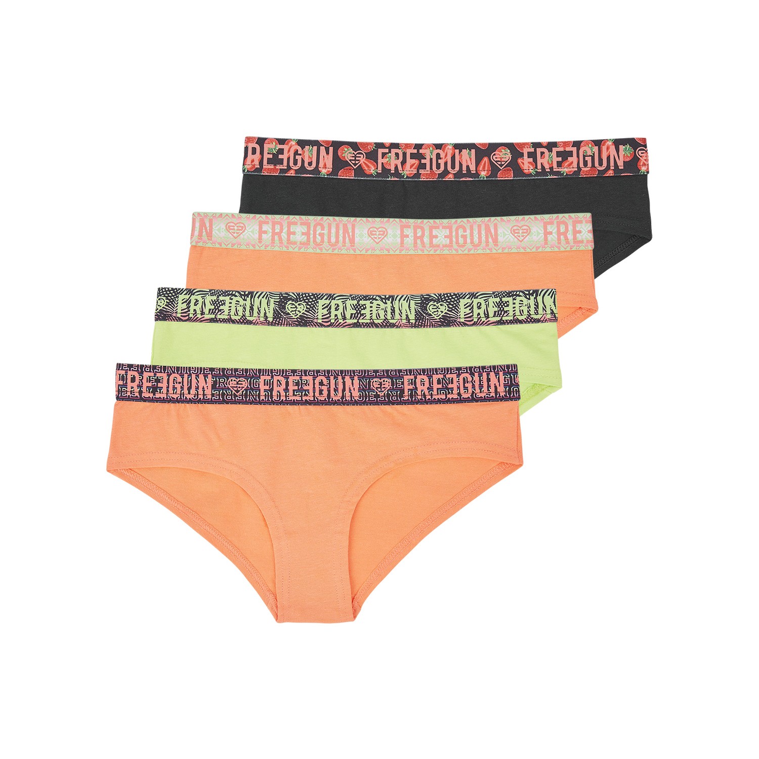 Lot de 4 Boxers femme Coton Bio