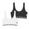 Lot de 2 Brassières coton femme Uni Lot de 2 Brassières coton femme Uni