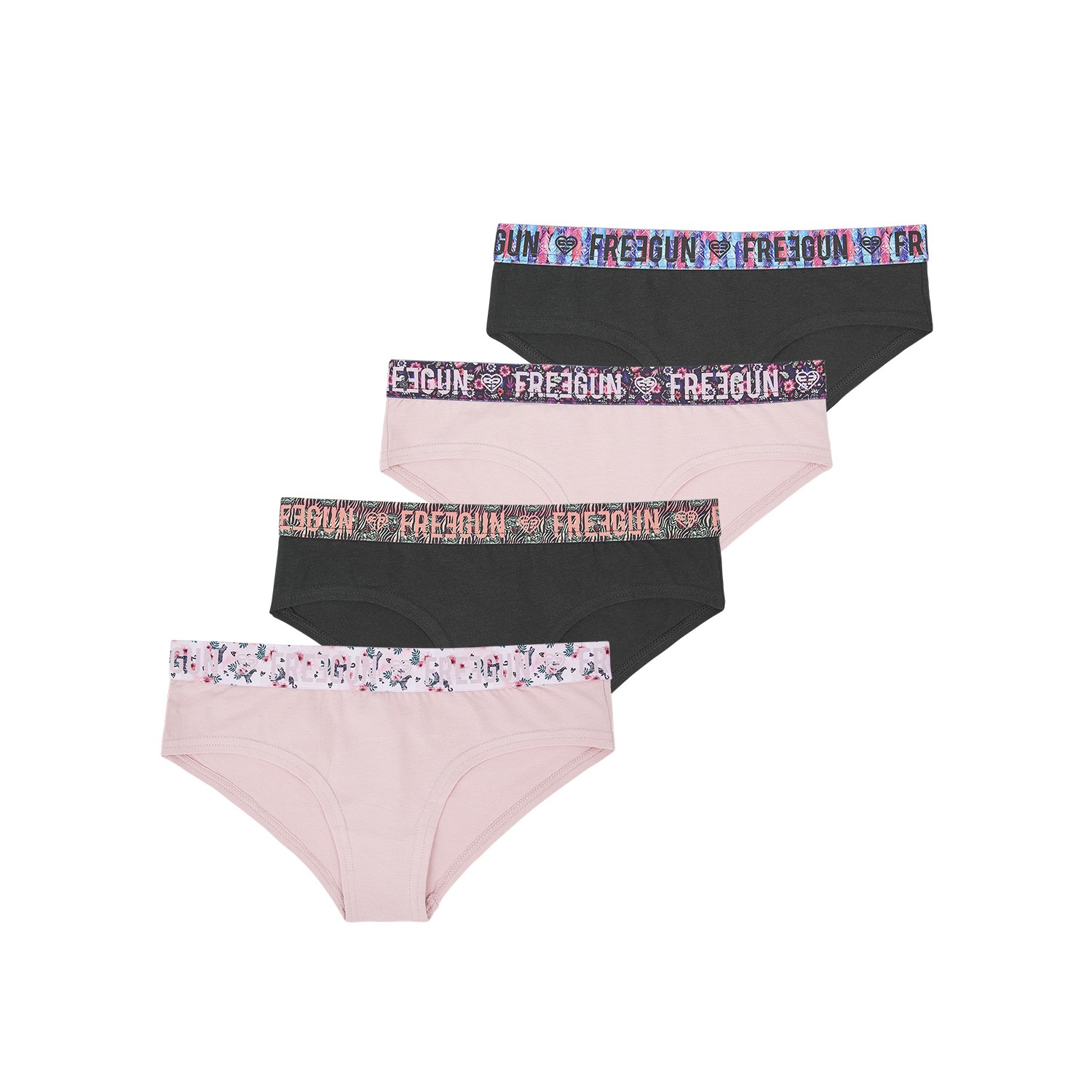 Lot de 4 Boxers femme Coton Bio