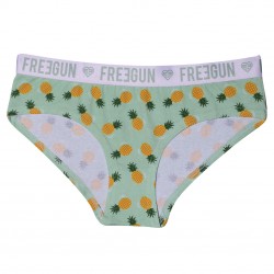 Boxer coton fille Ananas