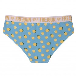 Boxer coton fille Citron