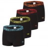 Lot de 4 Boxers coton homme uni ceinture