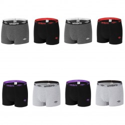 Lot de 8 Boxers coton homme Uni