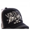 Casquette Trucker Filet Crew Noir