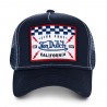 Casquette Trucker homme Square Life Fast Bleu Casquette Trucker homme Square Life Fast Bleu