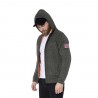 Sweat zippé à capuche homme en maille et doublé Joss Sweat zippé à capuche homme en maille et doublé Joss