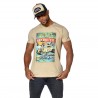 T-shirt homme col rond coupe droite effet usé print devant Fest T-shirt homme col rond coupe droite effet usé print devant Fest
