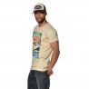 T-shirt homme col rond coupe droite effet usé print devant Fest T-shirt homme col rond coupe droite effet usé print devant Fest
