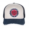 Casquette Trucker homme avec filet bleu