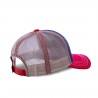 Casquette Trucker Colors Tricolore Rouge, Noir, Blanc