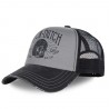 Casquette Trucker Von Dutch Crew Gris et Noir