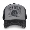 Casquette Trucker Von Dutch Crew Gris et Noir