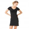 Robe Col V Amely Noir Robe Col V Amely Noir
