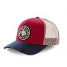 Casquette baseball filet Biker Rouge Casquette baseball filet Biker Rouge