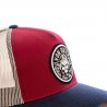 Casquette baseball filet Biker Rouge Casquette baseball filet Biker Rouge