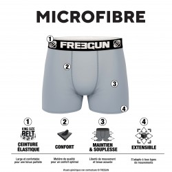 Pack Surprise de 3 Boxers microfibre homme