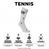 Lot de 6 Paires de Chaussettes Tennis homme assorties