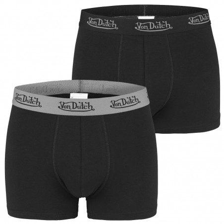 Lot de 2 Boxers coton homme Basic